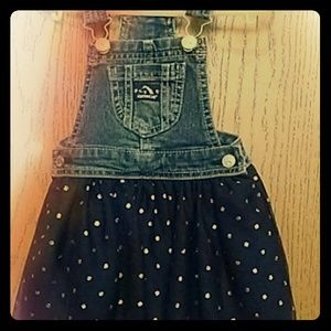 Jordache denim overall dress